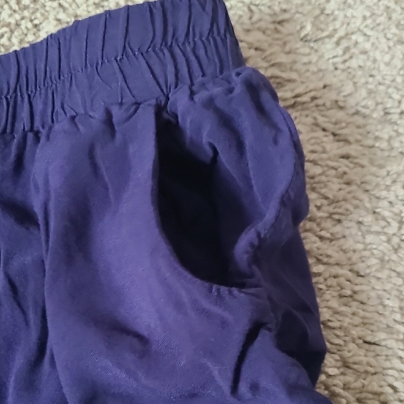 High Waist Rayon Elastic Shorts - Picture 11 of 14